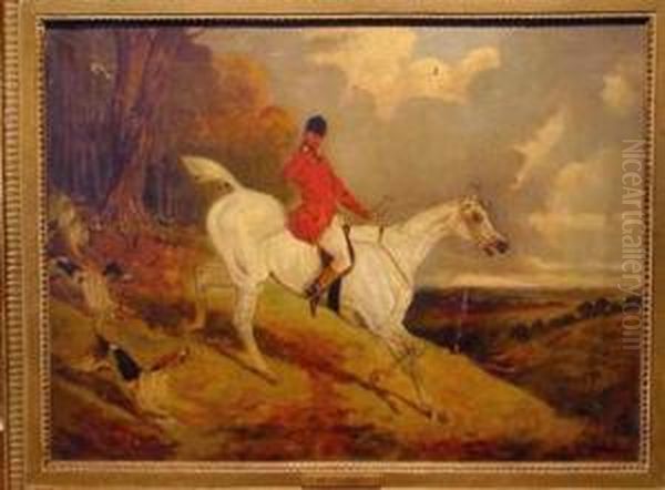 Hunting Scene Oil Painting by Henry Jr Alken