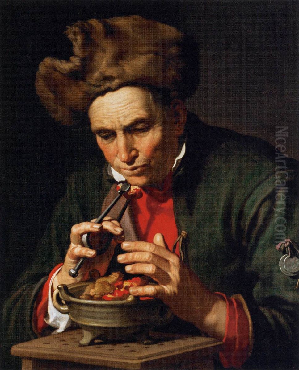 Allegory of Winter Oil Painting by Abraham Bloemaert