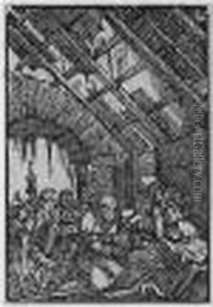 The Fall And Salvation Of 
Mankind Through The Life And Passion Of Christ (holl., Winzinger 1-40) Oil Painting by Albrecht Altdorfer