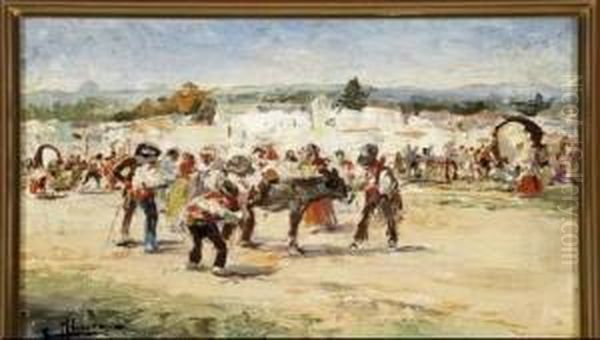 Sin Titulo Oil Painting by Emilio Alvarez Diaz