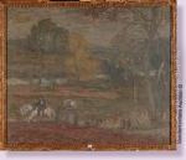 Retour Des Champs Oil Painting by Edmond-Francois Aman-Jean