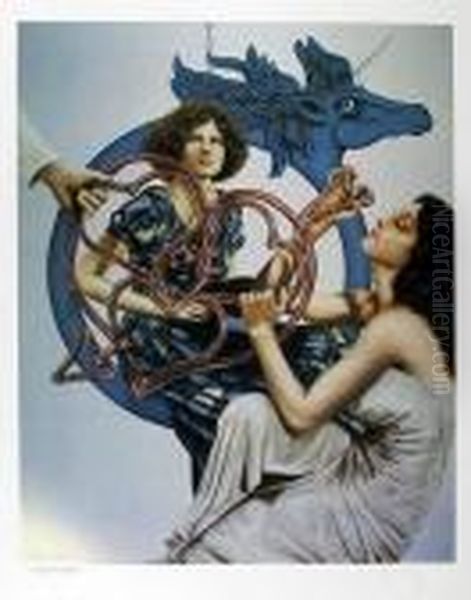 Untitled Oil Painting by Robert Anderson