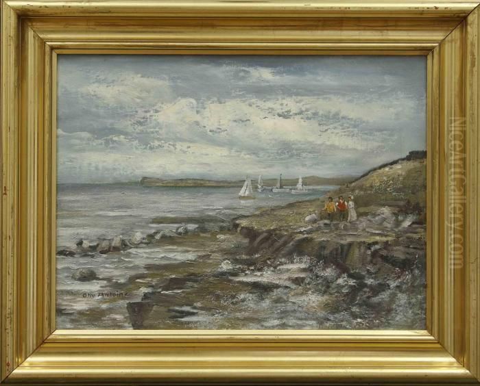 Keitum Auf Sylt (wattenmeer) Oil Painting by Otto Antoine