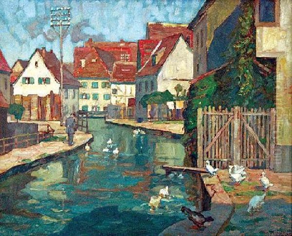 Widok Miejski Oil Painting by Otto Antoine