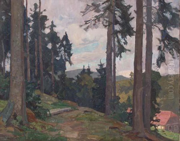 Untitled Oil Painting by Otto Antoine