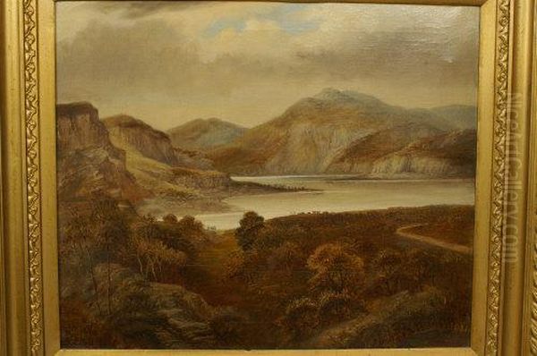 Autumn In The Lakes Oil Painting by Charles Archer