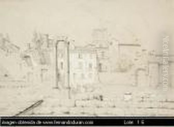 Untitled Oil Painting by Jose Arpa Y Perea