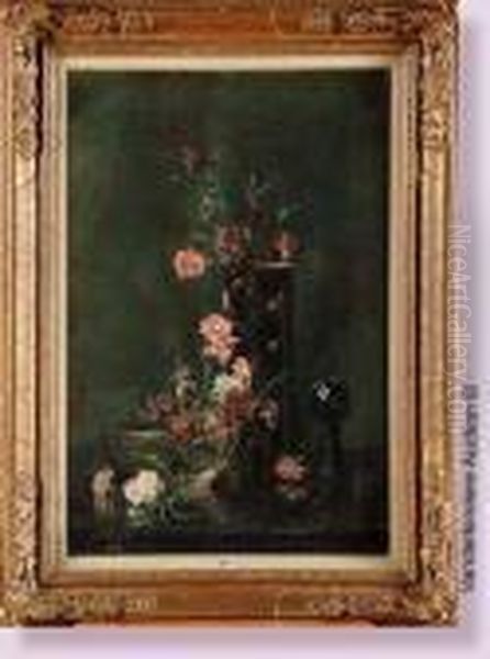 Nature Morte Aux OEillets Oil Painting by Berthe Art