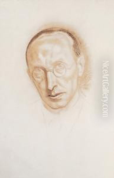 Autorretrato Oil Painting by Aurelio Arteta