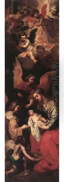 Wings of an Altarpiece 1620 2 Oil Painting by Hendrik van Balen