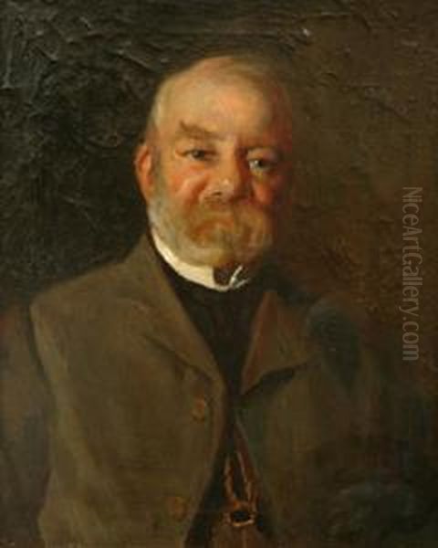 Portrait Of The Honourable Henry Gullett Oil Painting by Julian Ashton