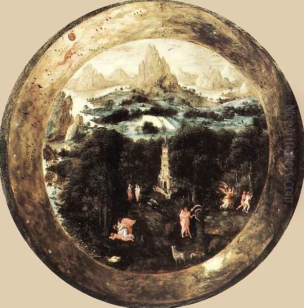 The Paradise Oil Painting by Herri met de Bles