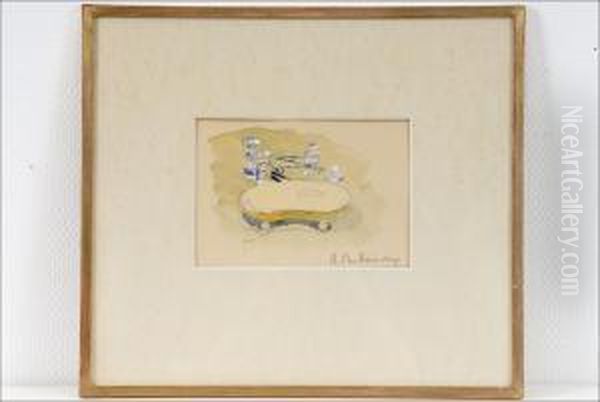 Taiteilijan Paletti - Konstnarens Palett. Oil Painting by Hugo Elias Backmansson