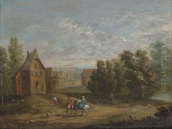 Circle Of Marc Baets (antwerp Early 18th Century) 

Lot Title Oil Painting by Marc Baets