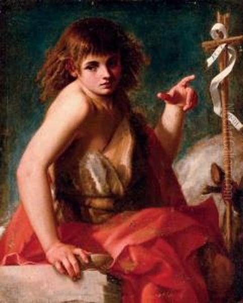 Saint John The Baptist Oil Painting by Giovanni Baglione