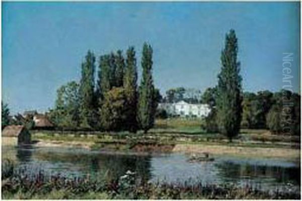 Promenade En Barque Oil Painting by William Baptiste Baird