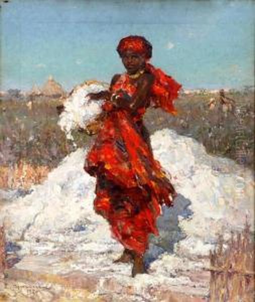 Paesaggio Montano Con Chiesa Oil Painting by Guglielmo Baldassini