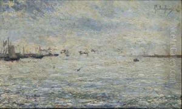 Laguna Di Venezia Oil Painting by Guglielmo Baldassini