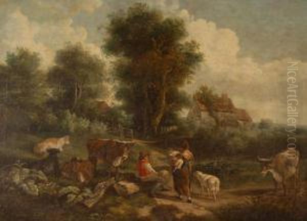 Untitled Oil Painting by Benjamin Barker Of Bath