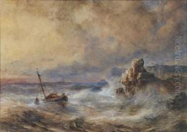 Le Naufrage Oil Painting by Theodore Gudin