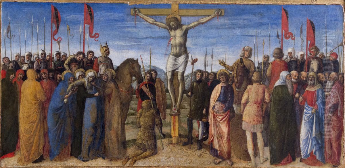 Crucifixion Oil Painting by Jacopo Bellini