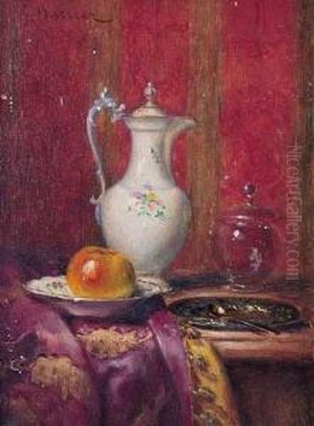 Martwa Natura Oil Painting by Gustave Barrier