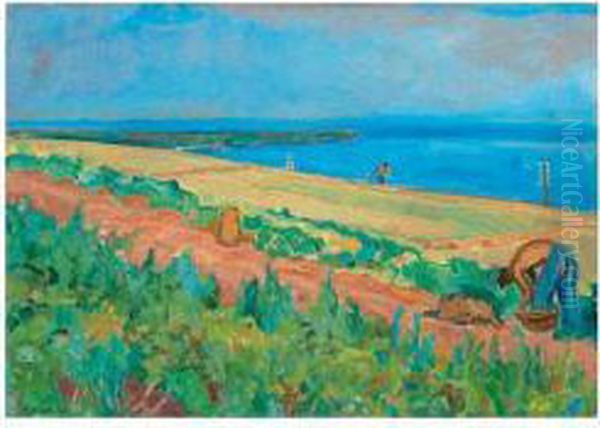 Am Genfersee Oil Painting by Paul Basilius Barth