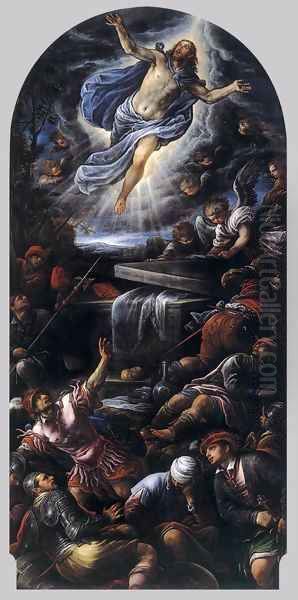 Resurrection of Christ Oil Painting by Francesco, II Bassano