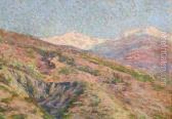 Paysage. 1917. Oil Painting by Paul Baum