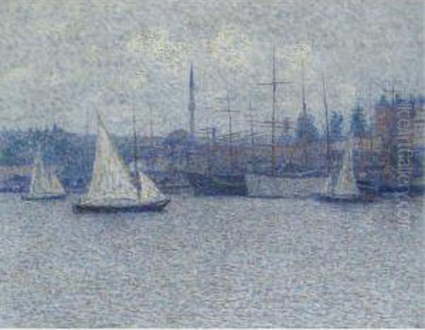 Constantinople Oil Painting by Paul Baum