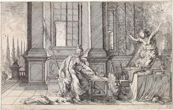 Die Metamorphosen Des Ovid Oil Painting by Johann Wilhelm Baur