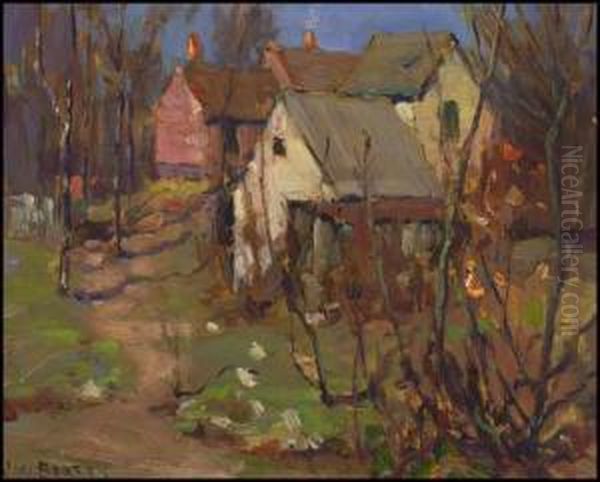 Near The City Oil Painting by John William Beatty