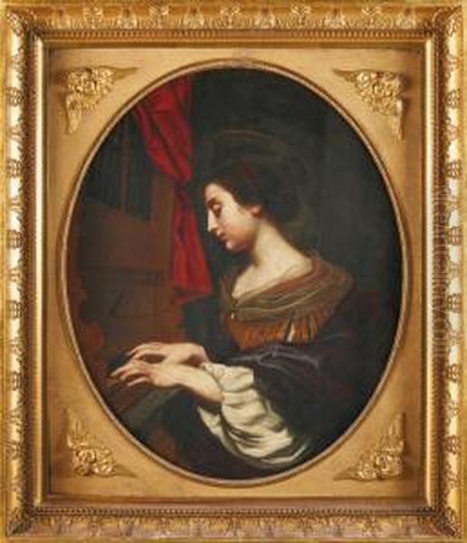 Portrait Presume D'anne Marie 
Louise D'orleans, Duchesse De Montpensier, Dite La Grande Mademoiselle Oil Painting by Charles Beaubrun