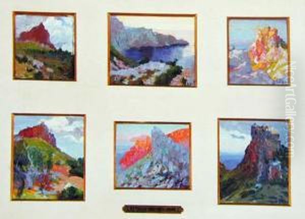 Castilo Del Rey Jaime I Oil Painting by Adolf, Abraham Behrman