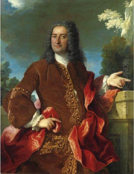 Ritratto Di Gentiluomo Oil Painting by Alexis-Simon Belle