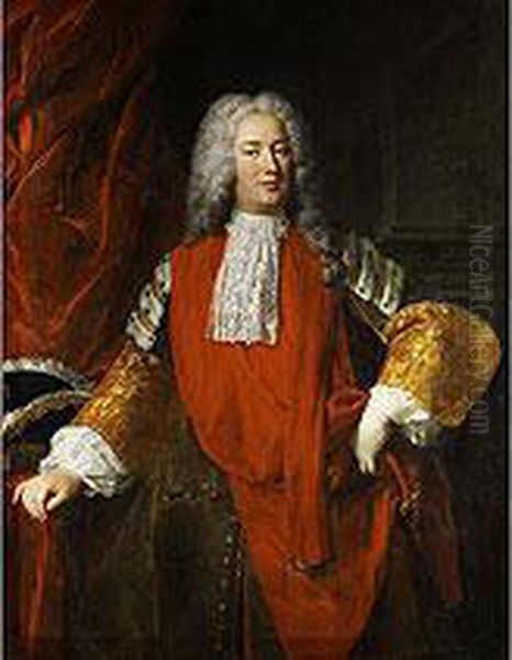 Hoher Englischer Aristokrat Oil Painting by Alexis-Simon Belle