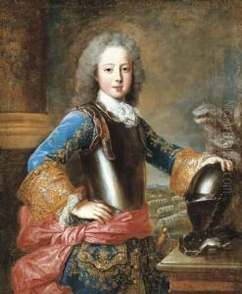 Portrait Of A Nobleman Oil Painting by Alexis-Simon Belle