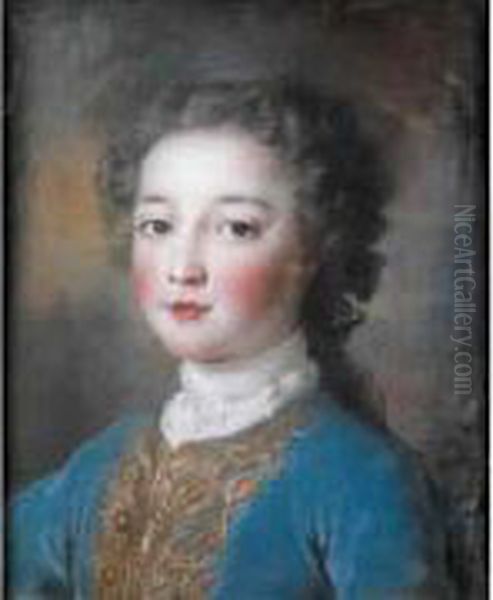 Portrait Presume De 
Louis-philippe D'orleans Duc De Chartres Enfant, Petit Fils Du Regent 
Et Pere De Philippe-egalite Oil Painting by Alexis-Simon Belle