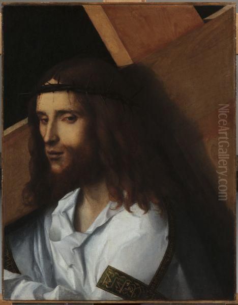Christ Carrying The Cross Oil Painting by Giovanni Bellini