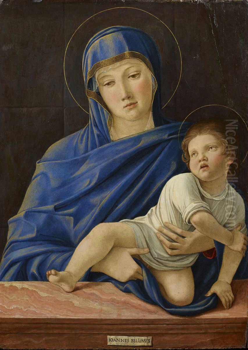 Madonna Col Bambino Oil Painting by Giovanni Bellini