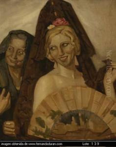 Senza Titolo Oil Painting by Federico Beltran-Masses