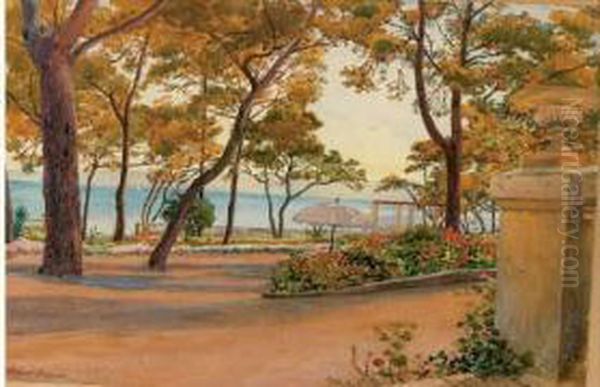 - Oil Painting by Albert Nikolaevich Benois