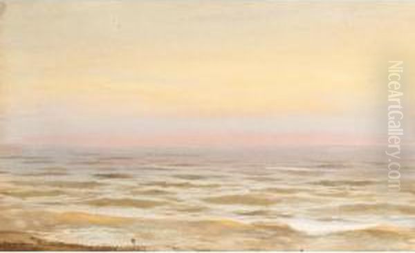 Seascape Oil Painting by Albert Nikolaivich Benua