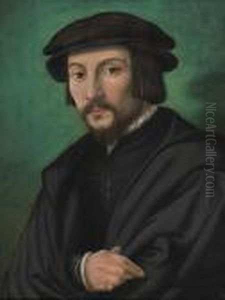 Bildnis Eines Adeligen. Oil Painting by Ambrosius Benson