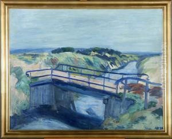 Fra Heden Oil Painting by Axel Bentzen