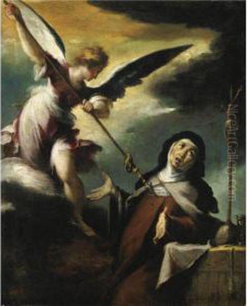 Estasi Di Santa Teresa Oil Painting by Bernardo Strozzi