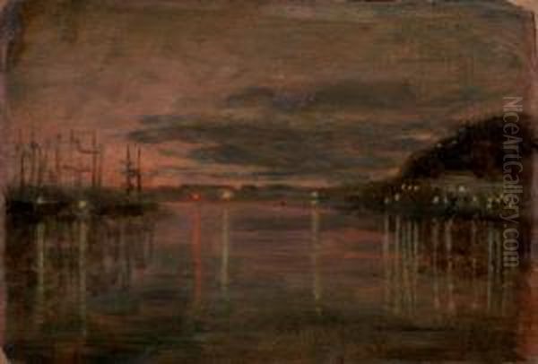 Nizza Marittima Oil Painting by Mario Bertola