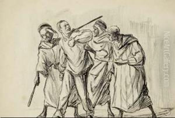 Sin Titulo Oil Painting by Mariano Bertuchi Nieto