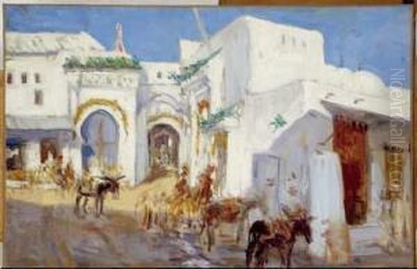 Sin Titulo Oil Painting by Mariano Bertuchi Nieto