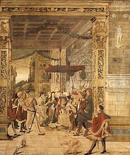 Unidentified Scene Oil Painting by Jorg the Elder Breu